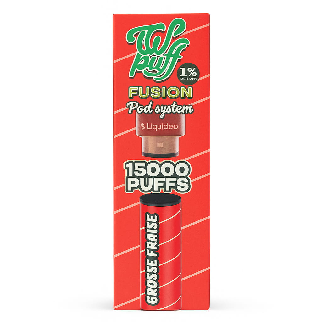 wpuff fusion grosse fraise 1%