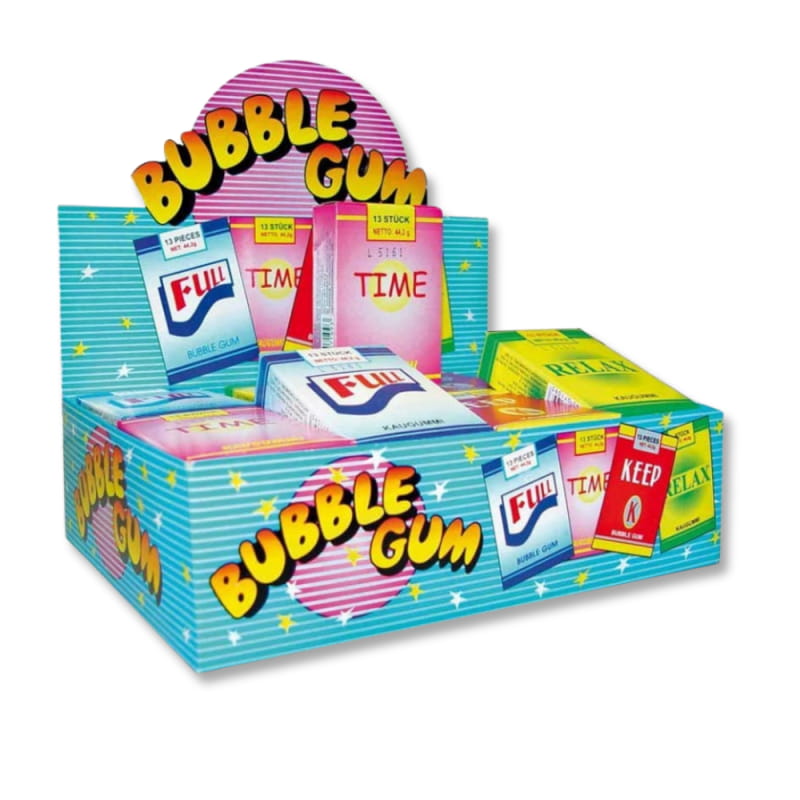 Cigarette stick bubble gum
