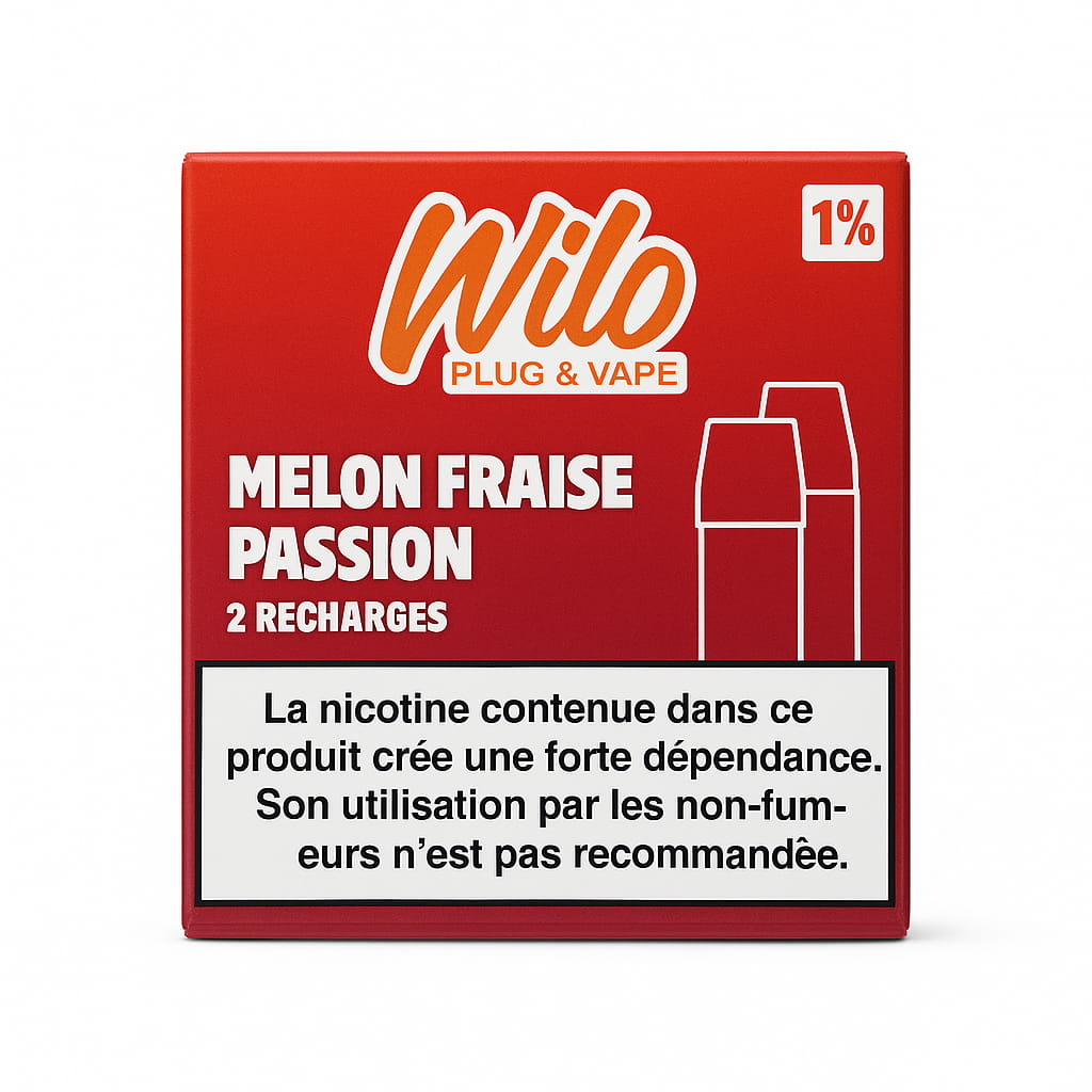 Wilo Melon Fraise Passion 1%
