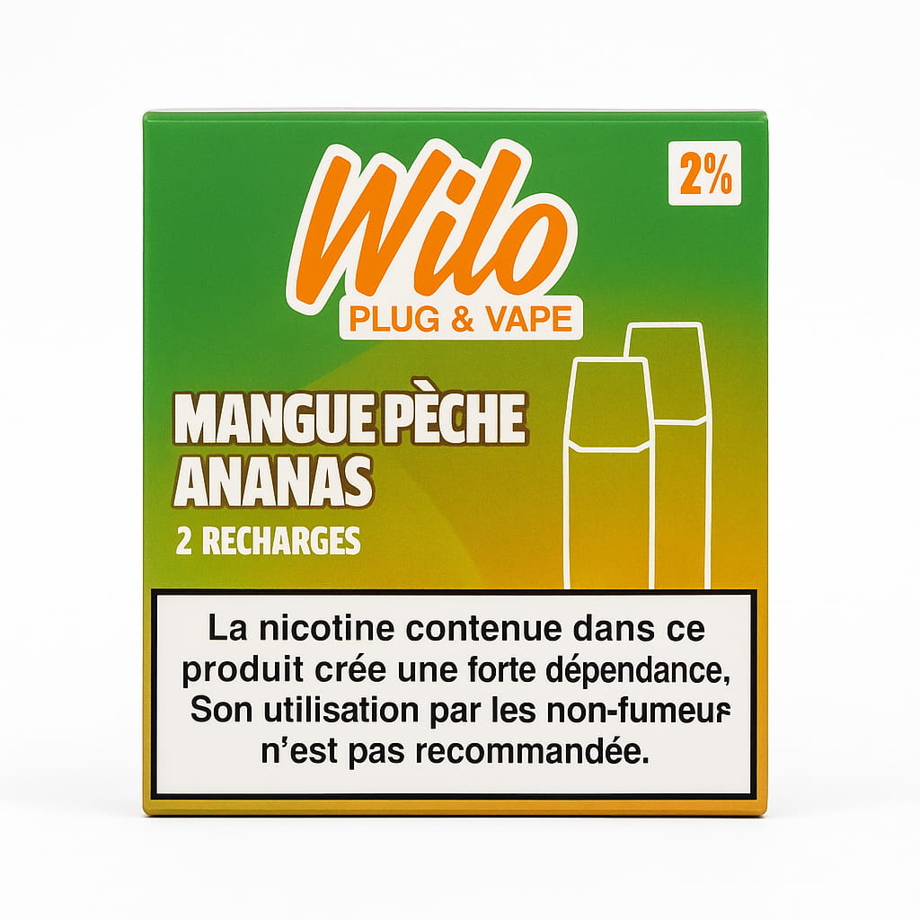 Wilo Mangue Pêche Ananas 2%