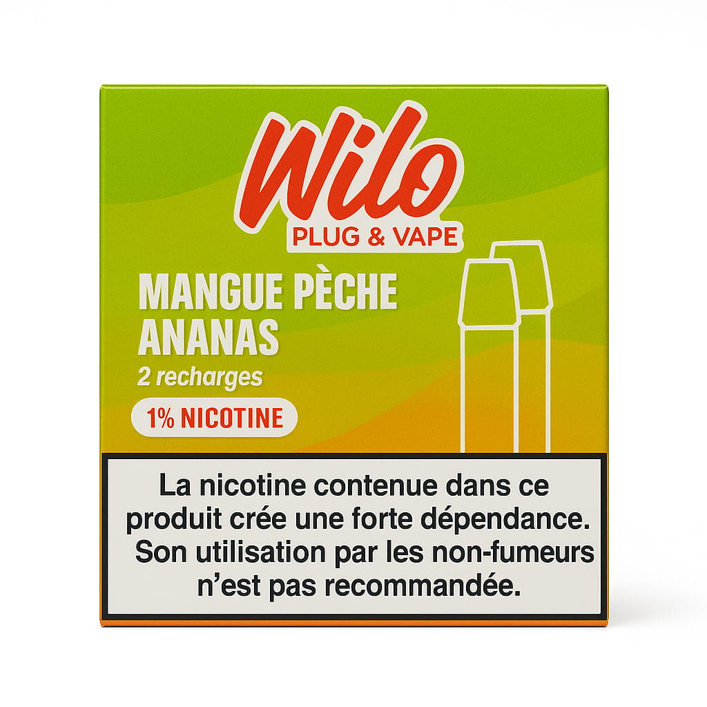 Wilo Mangue Pêche Ananas 1%