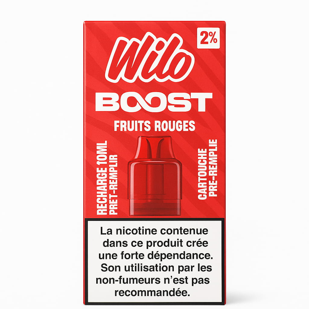 Wilo Boost  Rech. Fruits rouges 2%