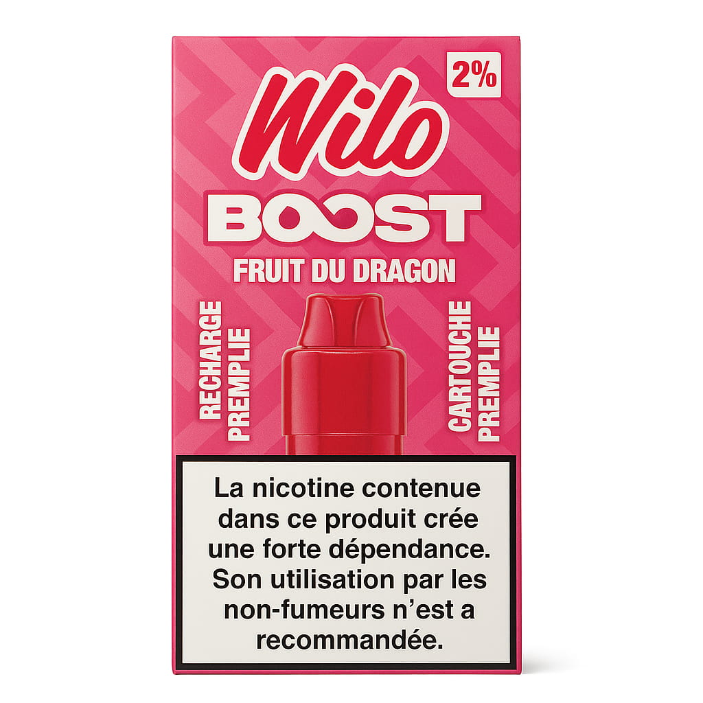 Wilo Boost  Rech. fruit du dragon 2%