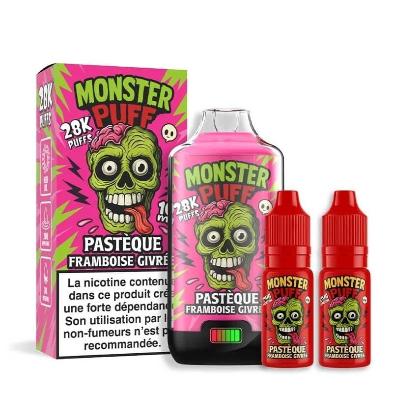 Monster Pastèque Framboise Givrée 20 mg 