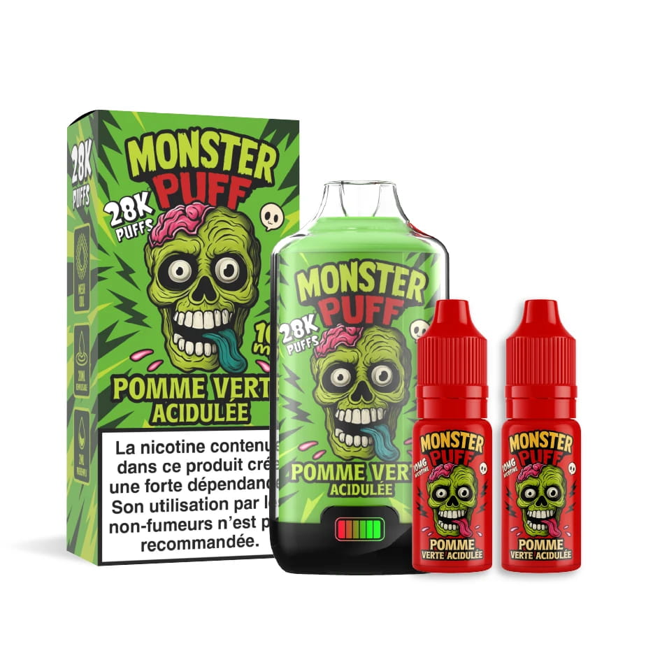 Monster Pomme Verte Acidulée 10 mg