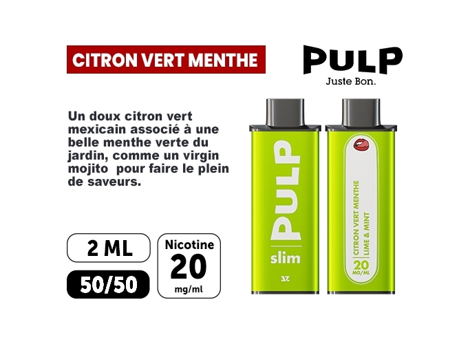 1 CARTOUCHE CITRON VERT MENTHE 20 MG (5)