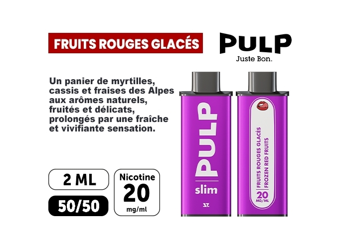 1 CARTOUCHE FRUITS ROUGES GLACÉS 20 MG (5)