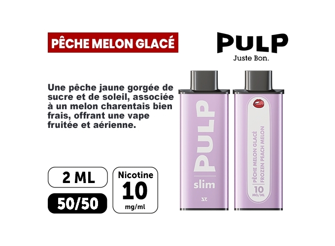 1 CARTOUCHE PECHE MELON GLACÉ 10 MG (5)