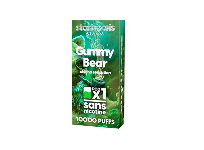 1 POD CHICHA LIQUIDEO 10K GUMMY BEAR BONBON OURSON