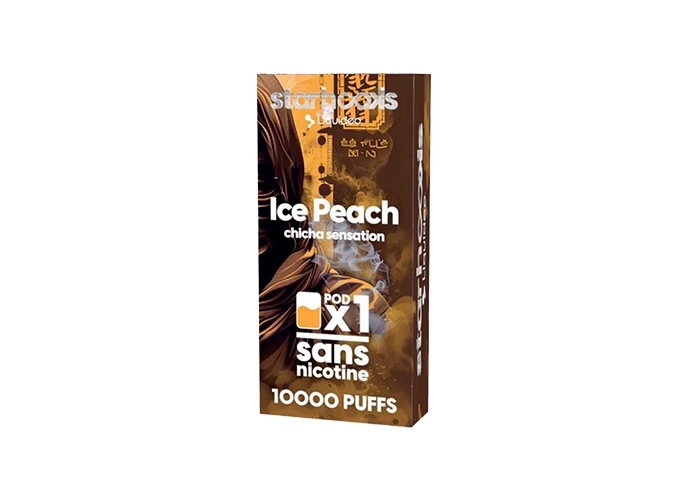 1 POD CHICHA LIQUIDEO 10K PECHE GLACEE