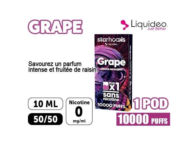 1 POD CHICHA LIQUIDEO 10K RAISIN