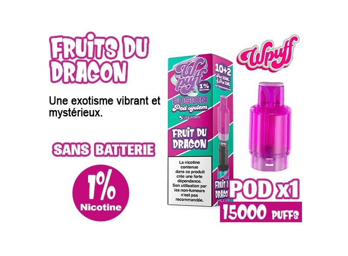 1 POD FUSION FRUITS DU DRAGON  1% (10)