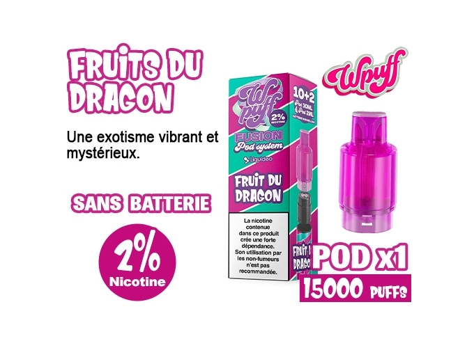 1 POD FUSION FRUITS DU DRAGON  2% (10)