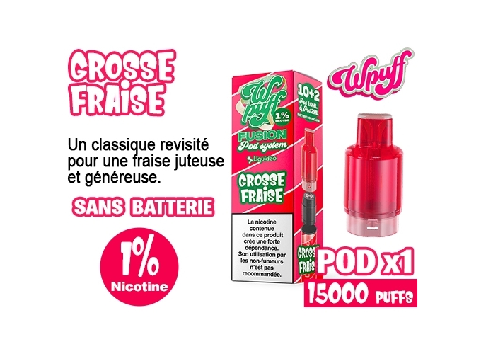1 POD FUSION GROSSE FRAISE  1% (10)