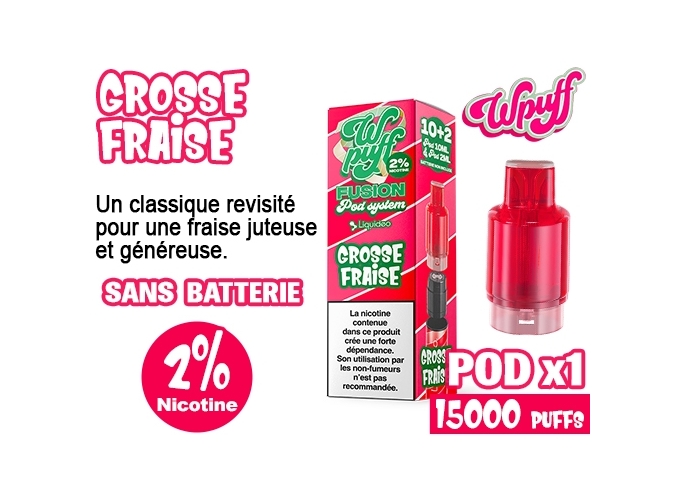 1 POD FUSION GROSSE FRAISE  2% (10)