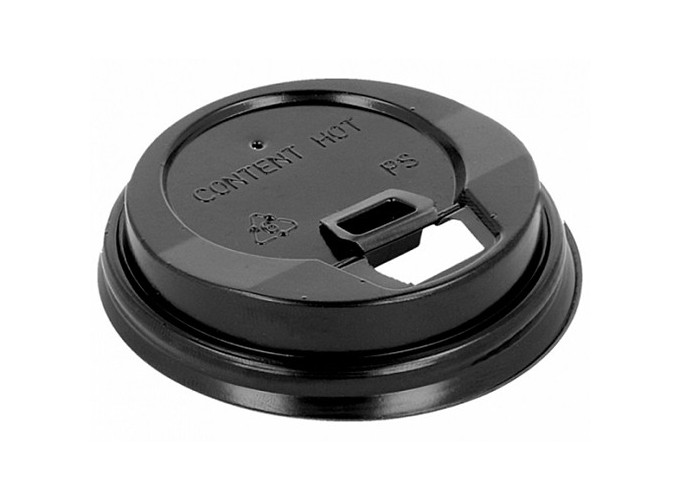 100 COUVERCLES NOIR POUR GOBELETS 12CL (10)