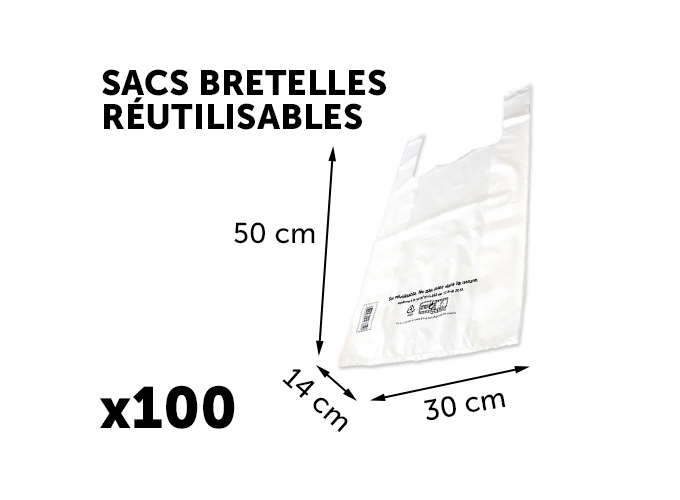 100 SACS BRETELLES REUTILISABLES 30x14x50cm (5)