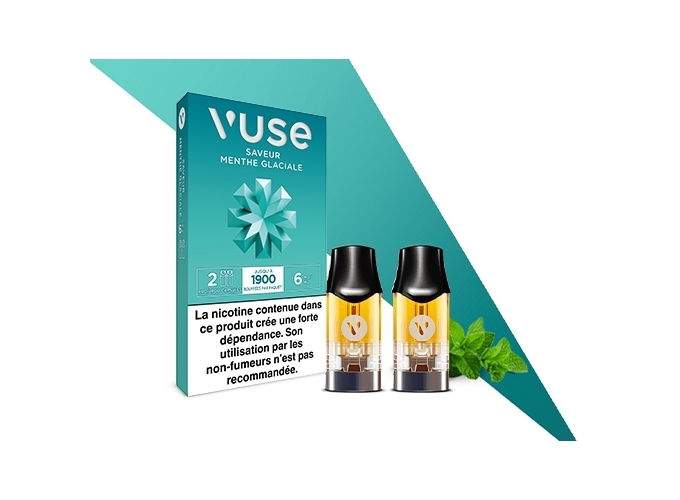 2 CAPSULES PRO MENTHE GLACIALE VPRO 06 MG ML