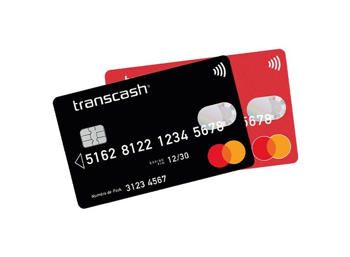 2 CARTES BANCAIRES TRANSCASH             PVC 9.90€