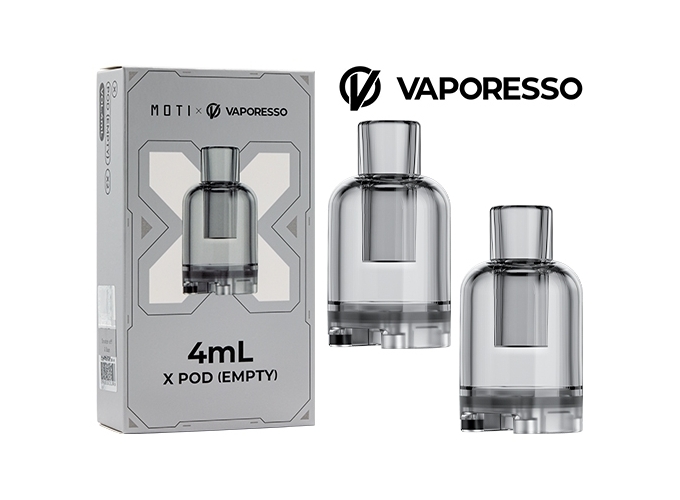 2 CARTOUCHES 4 ML MOTI X MINI VAPORESSO