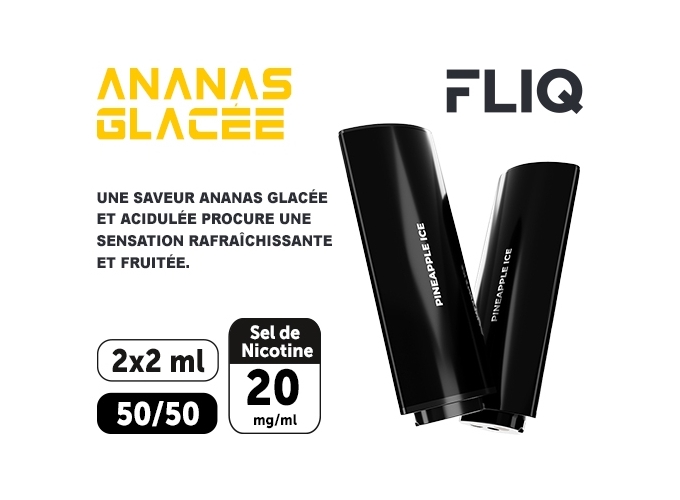 2 POD FLIQ ANANAS GLACEE 20 MG