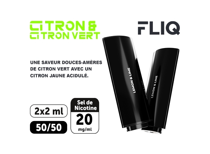 2 POD FLIQ CITRON ET CITRON VERT 20 MG