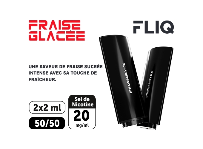 2 POD FLIQ FRAISE GLACEE 20 MG