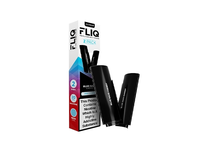 2 POD FLIQ  FRAMBOISE BLEU CERISE 20 MG