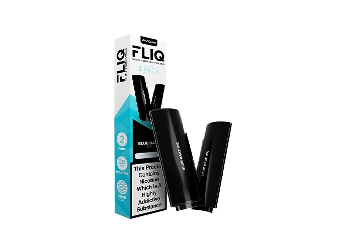 2 POD FLIQ FRAMBOISE BLEUE GLACEE 20 MG