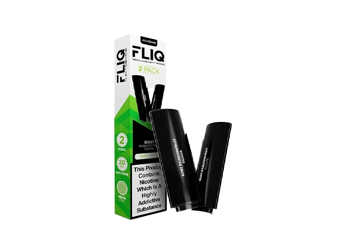 2 POD FLIQ KIWI FRUIT DE LA PASSION GOYAVE 20 MG