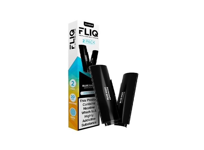 2 POD FLIQ  LIMONADE FRAMBOISE BLEUE 20 MG