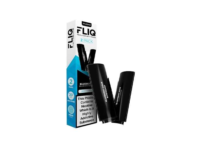 2 POD FLIQ MYRTILLES FRAMBOISE ACIDE 20 MG