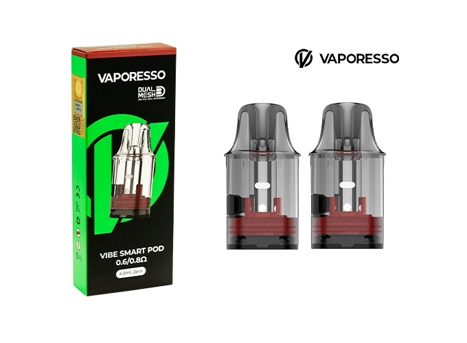 2 x POD VIBE DUAL 0.6, 0.8 ohm