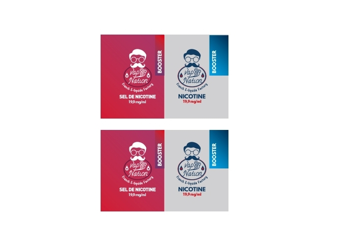 2X2 JEUX ETIQUETTES BOOSTER DE NICOTINE ET SELS