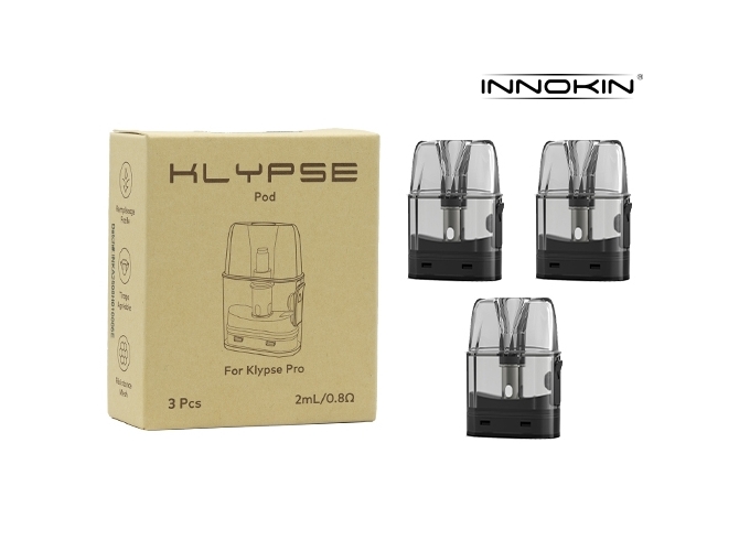3 POD POUR KLIPS INNOKIN 0.8 OHM 2 ML
