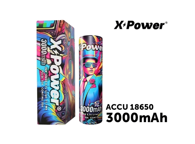 ACCU X POWER 18650 3000 MHA 30 A   (1)