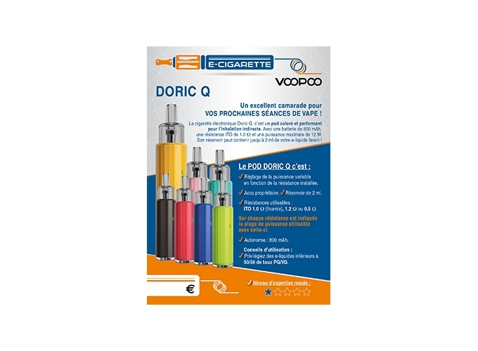 AFFICHE A6 DORIC Q VOOPOO