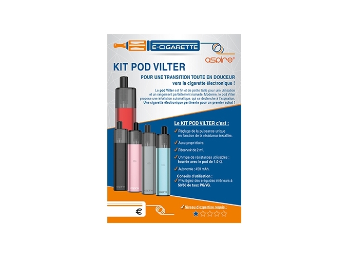 AFFICHE A6 VILTER ASPIRE