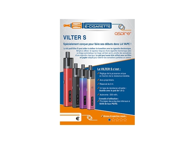 AFFICHE A6 VILTER S ASPIRE