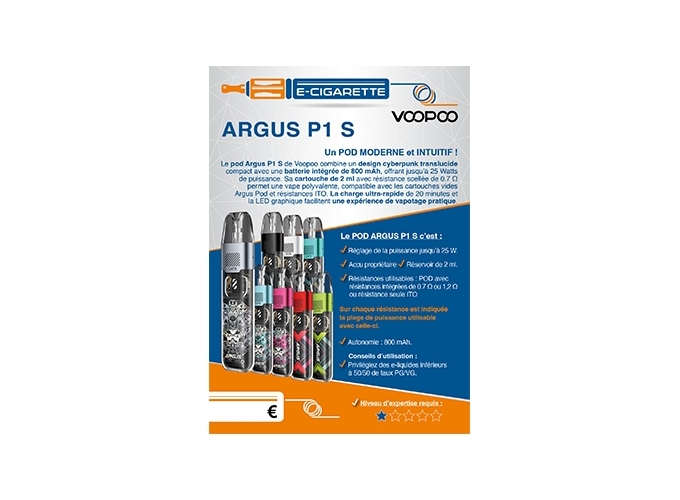 AFFICHE A6 VOOPOO P1S