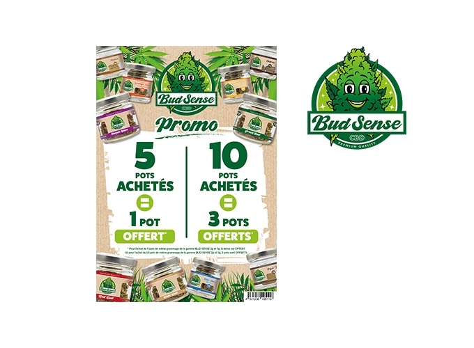 AFFICHE PROMOTION BUDSENSE 2 ET 5G