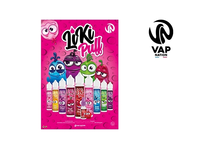 AFFICHE VAP NATION ORIGIN'S LIKI PUFF  60x40cm (1)
