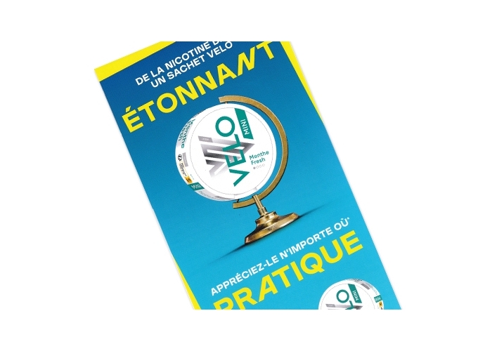 AFFICHETTE POUR FACADE MEUBLE VELO 1 MENTHE