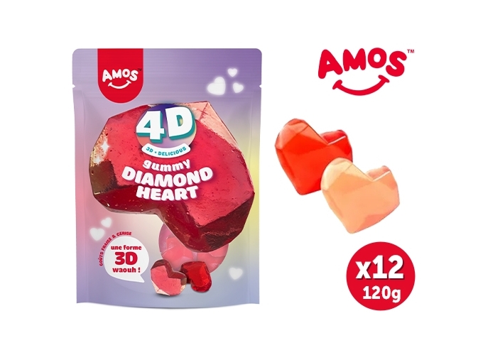 AMOS CREATIVE 4D COEUR  SACHET 120GR (12)