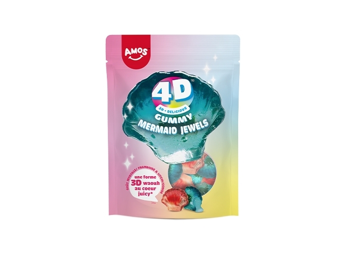 AMOS CREATIVE 4D COQUILLAGE  SACHET 120GR (12)