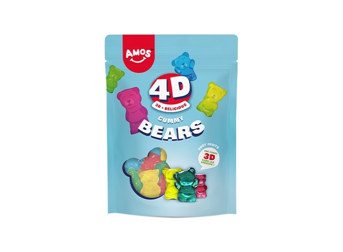 AMOS KIDS 4D BEARS SACHET 120GR (12)