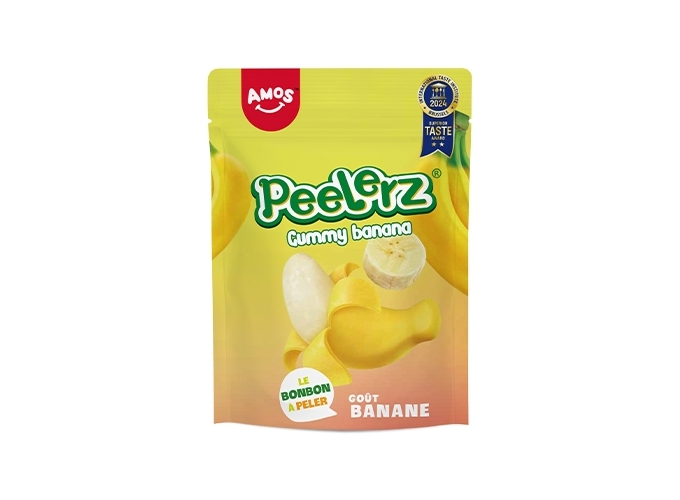 AMOS PEELERZ BANANE  SACHET 120GR (12)
