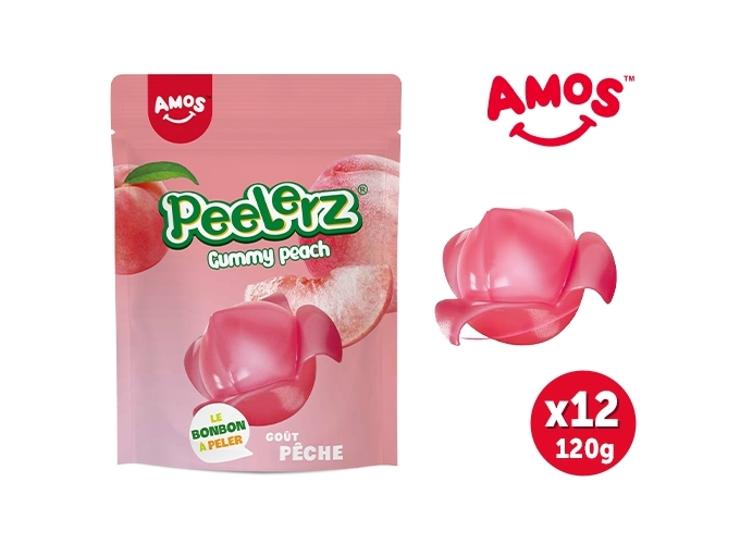 AMOS PEELERZ PECHE SACHET 120GR (12)