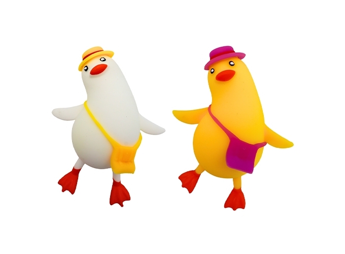 ANIMAL ANTI-STRESS CANARD 16CM 2C ASS. (BTE.12)