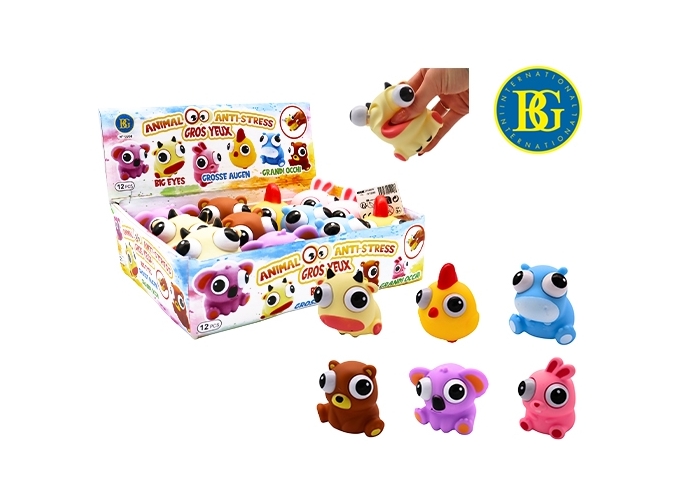 ANIMAL ANTISTRESS BIG EYES 7CM 6A (BTE. 12)